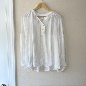 NWT Mango Blouse - White, Size 4